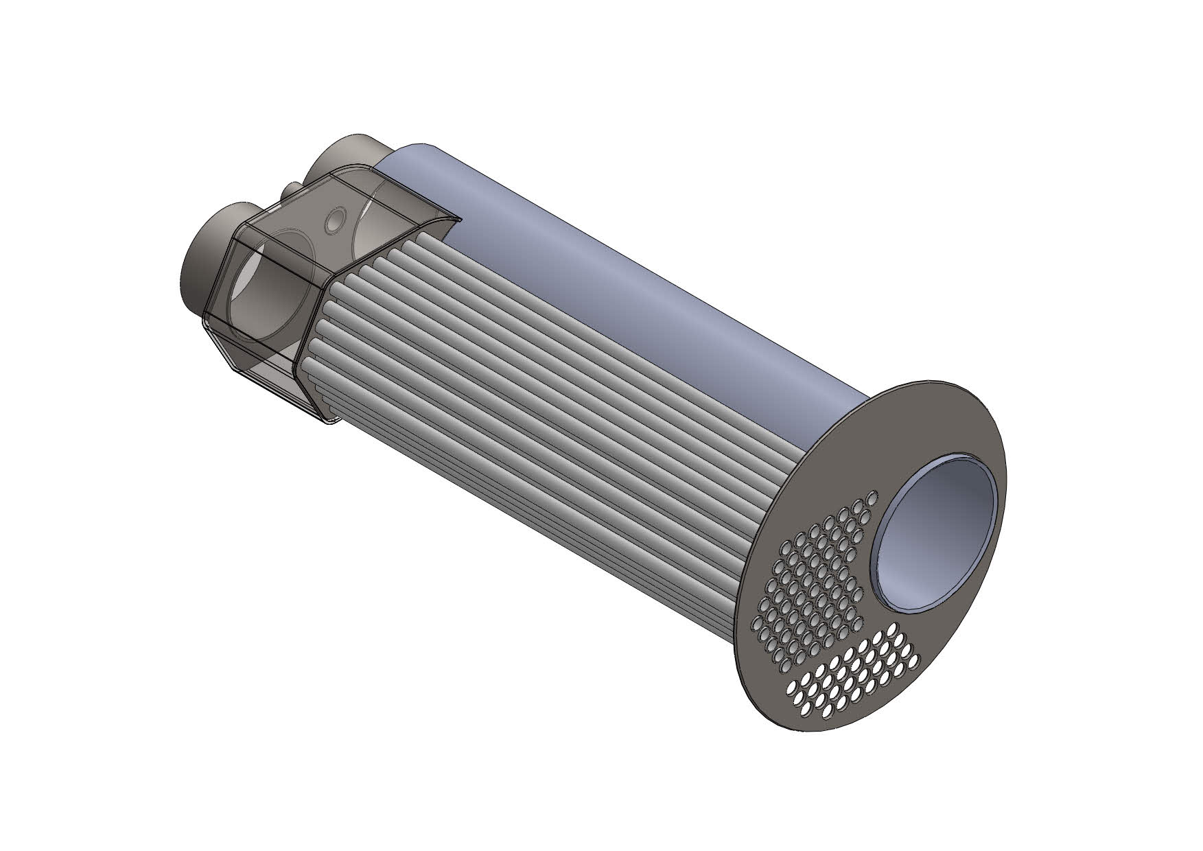 Boiler锅炉汽锅3D数模图纸 STEP格式